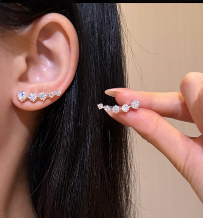 Stylish Moissonite earring